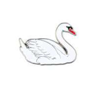 Piespraužamā nozīmīte Paugurknābja gulbis